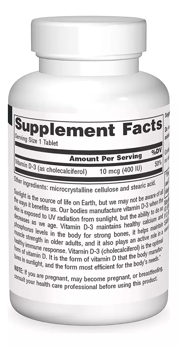Salud y Equipamiento Médico - Vitamina D3 Source Naturals - Unid - Unidad A $1408 2