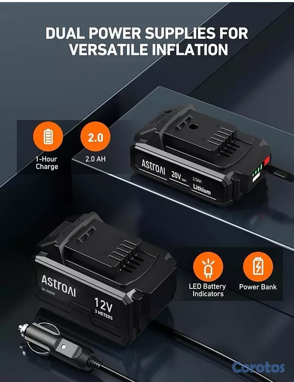 accesorios para vehiculos - Bombita para neumático 6