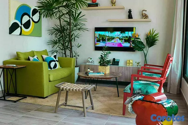apartamentos - APTO EN ALQUILER de 1 Habitación En piantini PD263 1