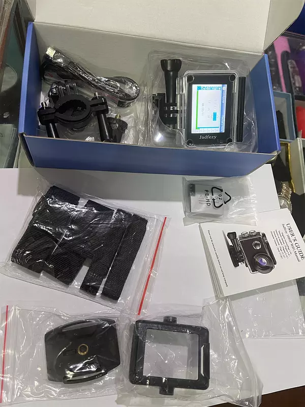 camaras y audio - Jadfezy Cámara de acción WiFi Ultra HD 1080P. Para Motor. Doble bateria 2