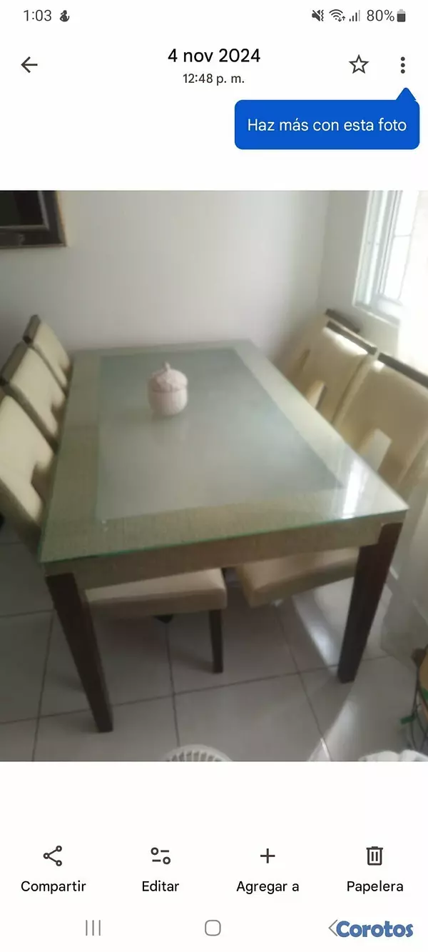 muebles y colchones - Vendo tv y mesa comedor 1