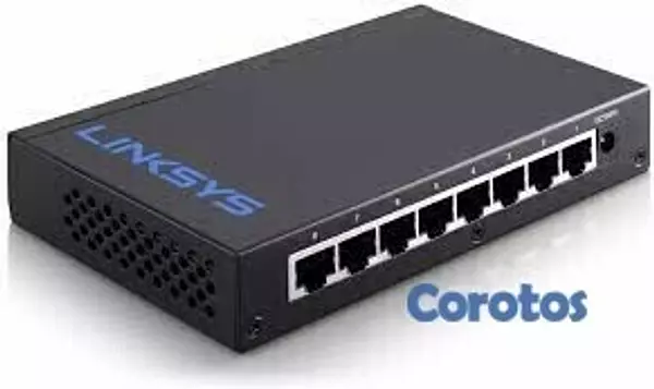 computadoras y laptops - SWITCH 8 PUERTOS LINKSYS SE3008, NO ADMINISTRABLE/DESKTOP, 8 PUERTOS GIGABIT  2