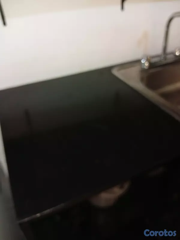 cocina - Fregadero con meseta y almacenaje en hidrófugo  2