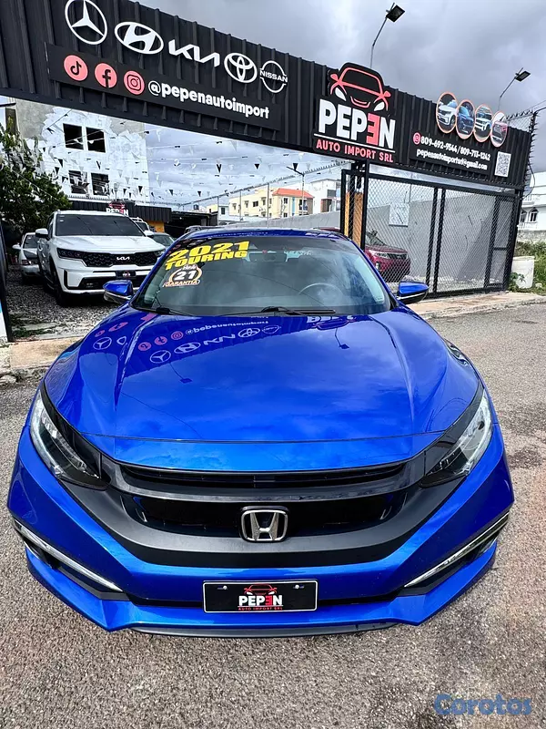 carros - 🔥 Honda Civic 2021 Touring Sport – Full, Como Nuev 5