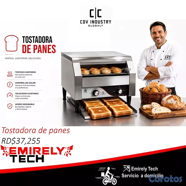 equipos profesionales - Tostadora de pan tostadora calentadora de panes 1