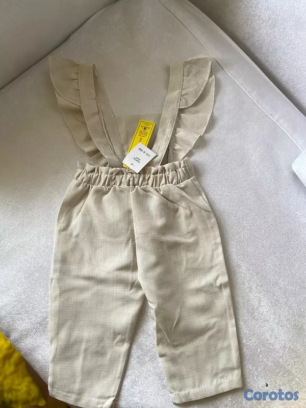 ropa y zapatos - enterizo para bebés 6-18 meses en tela de lino 600$ pesos  4