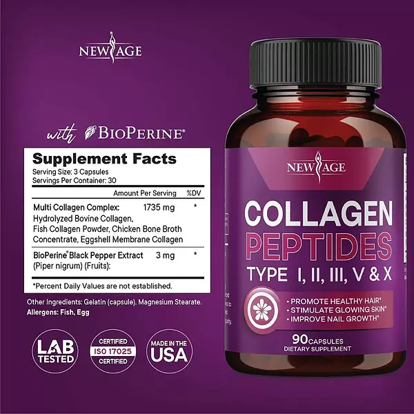 Salud y Equipamiento Médico - Colageno New Age 180 Cap Set2 2