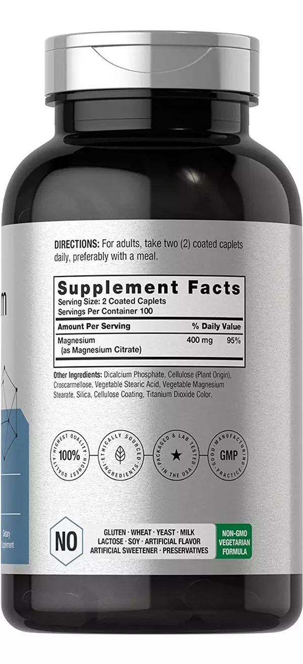 Salud y Equipamiento Médico - Citrato Magnesio 400mg Horbaach 2