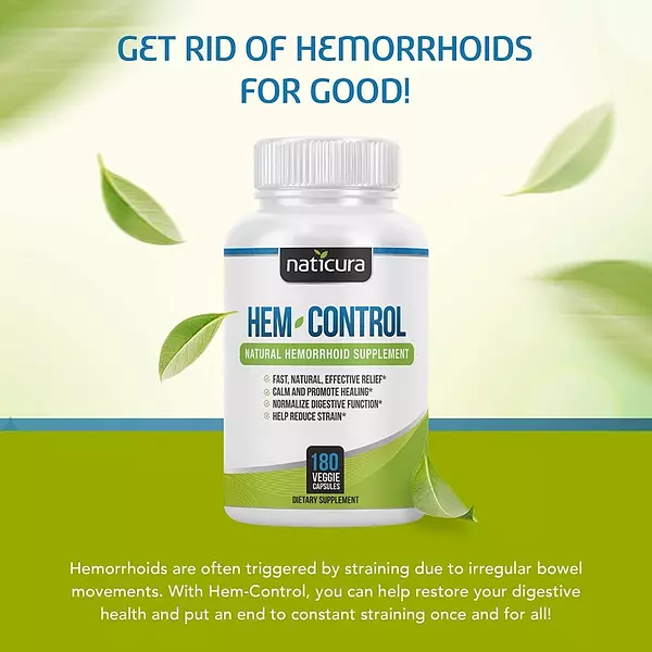 Salud y Equipamiento Médico - Hemorroides Suplemento Natural Naticura 180 Cap 3