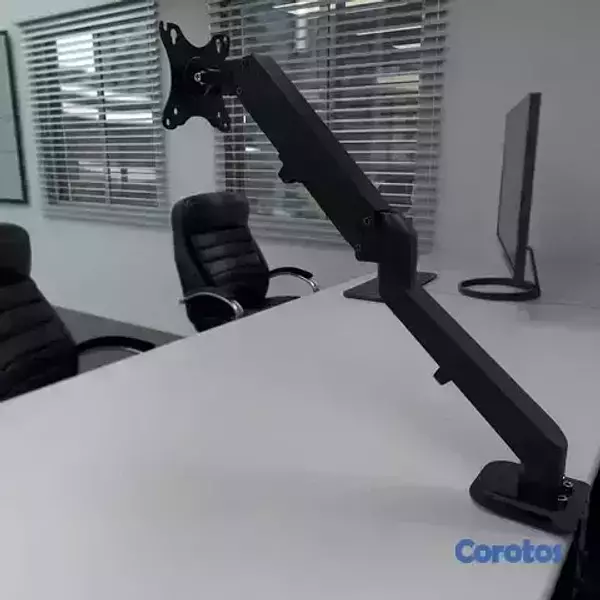 impresoras y scanners - SOPORTE KLIPX CON MECANISMO PARA MONITOR 17-27" NEGRO BRACKET SLIM CARGA 6.5KGS  3