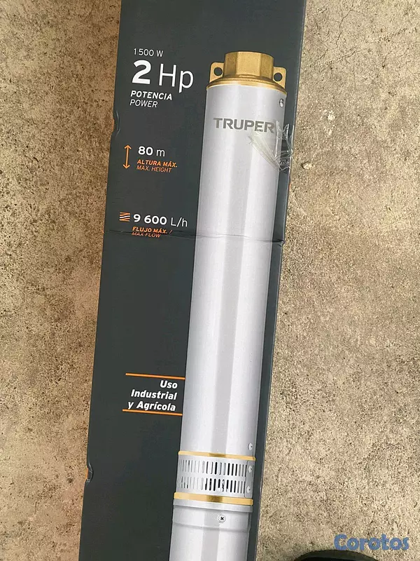 herramientas, jardines y exterior - Bomba sumergible TRUPER 2 HP 220V 5