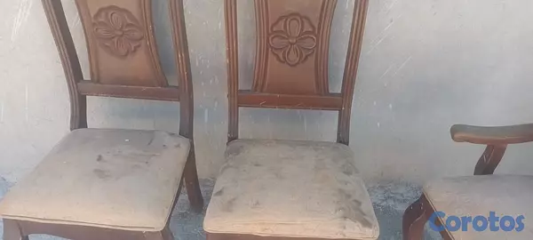 muebles y colchones - Juego de comedor para pintar 9