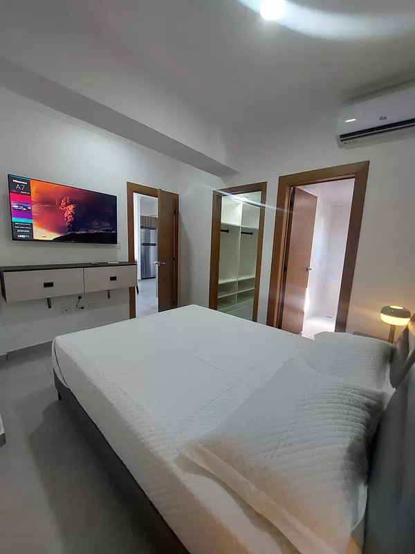 apartamentos - Apartamento amueblado Av. Mexico 8