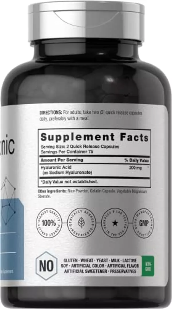 Salud y Equipamiento Médico - Acido Hialuronico 200 Mg 150 Cap Horbaach 2