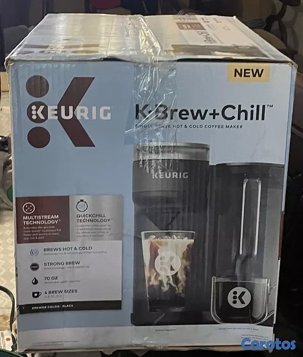 electrodomesticos - Keurig K-Brew +Chill Single Serve Chill: Iced or Hot Single- K-Cup Coffee Maker 3
