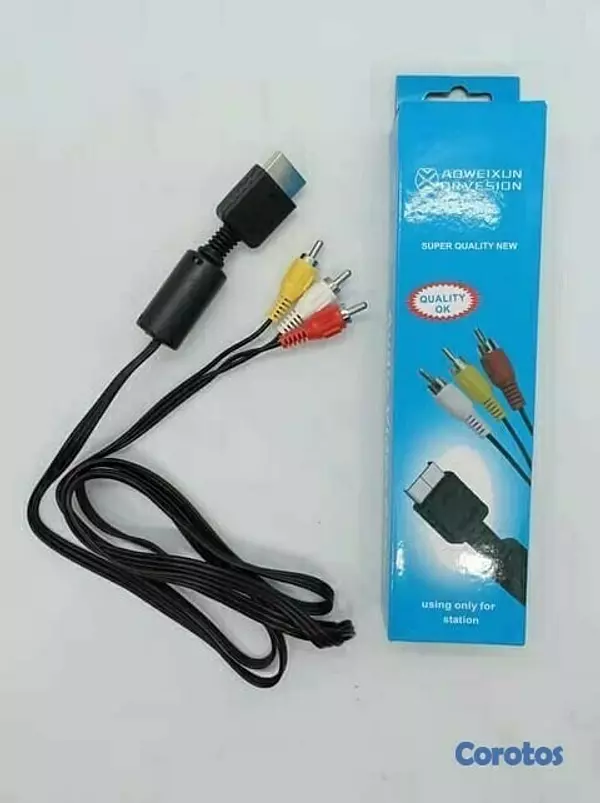 accesorios para electronica - Cable RCA para Play Station PS1 PS2 PS3 2