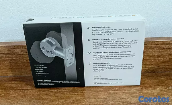 otros electronicos - Cerradura Inteligente Level Bolt 3