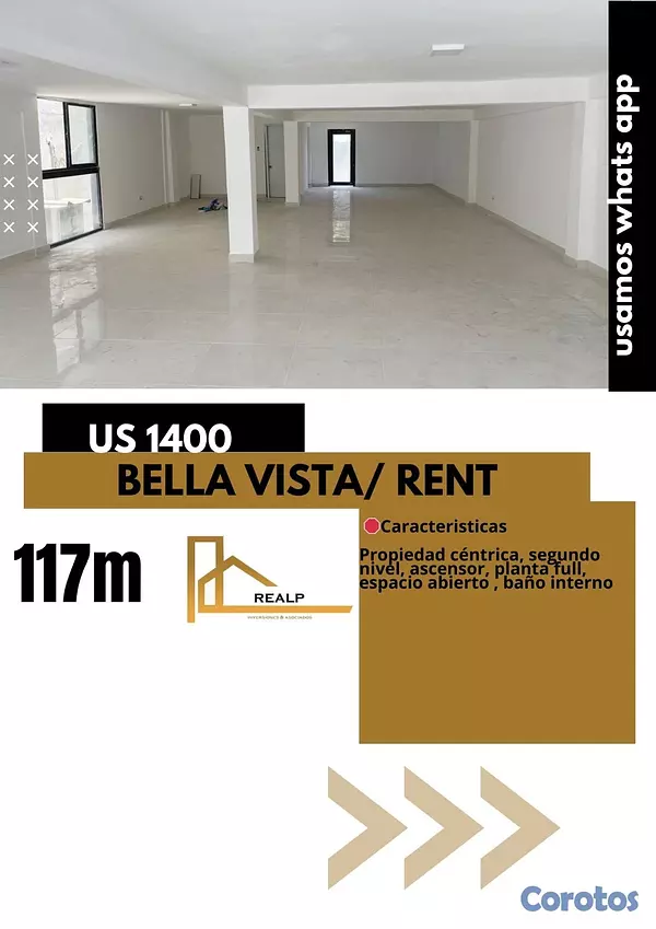 oficinas y locales comerciales - Local en segundo nivel amplio  1
