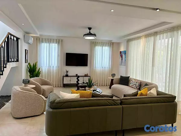 casas vacacionales y villas - Villa en venta o  alquiler en punta cana village  9