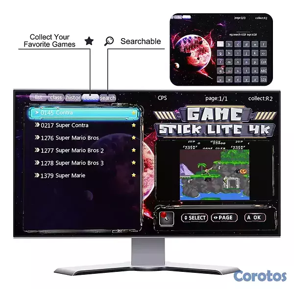 consolas y videojuegos - Gamestick 64GB – Consola Retro Plug & Play 7