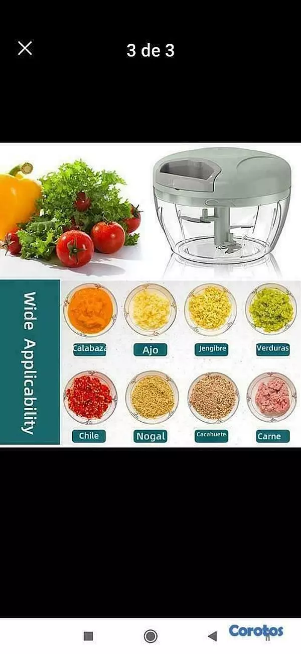 cocina - *Picador de Vegetales Manual.* 3