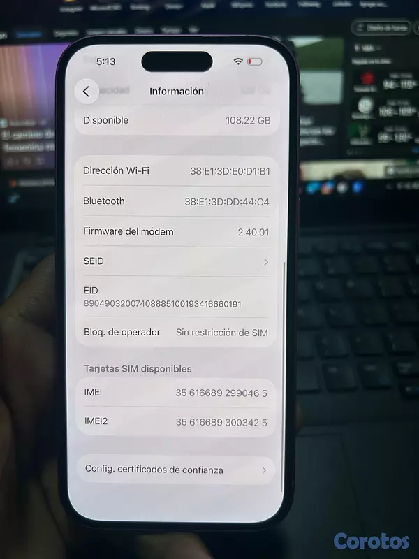 celulares y tabletas - iPhone 16 normal factori  3