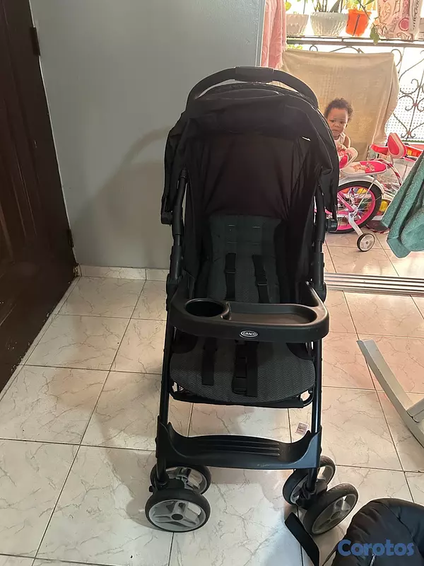 coches y sillas - combo de coche, silla de carro con base y caminador para bebé Graco 7