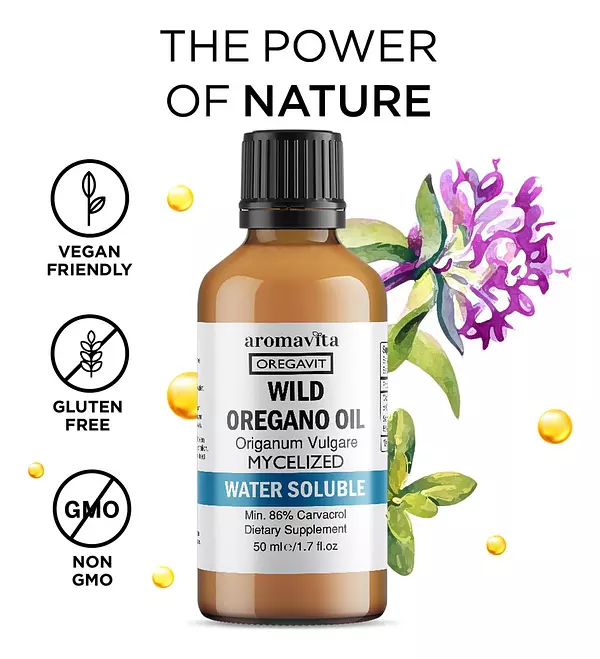 Salud y Equipamiento Médico - Aceite Oregano Soluble En Agua Aromavita 5