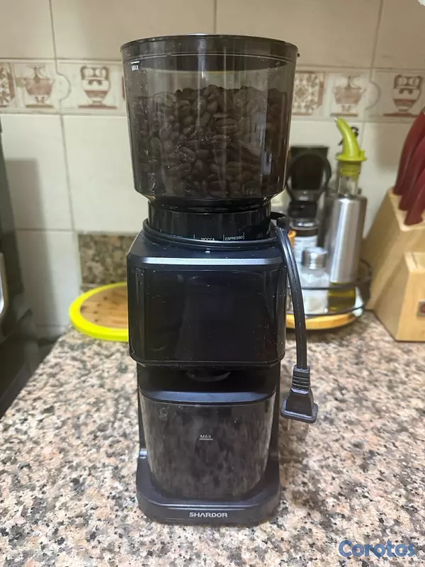 electrodomesticos - Molinillo de Café SHARDOR + Espumador Eléctrico Bonsenkitchen - Excelente Estado 2