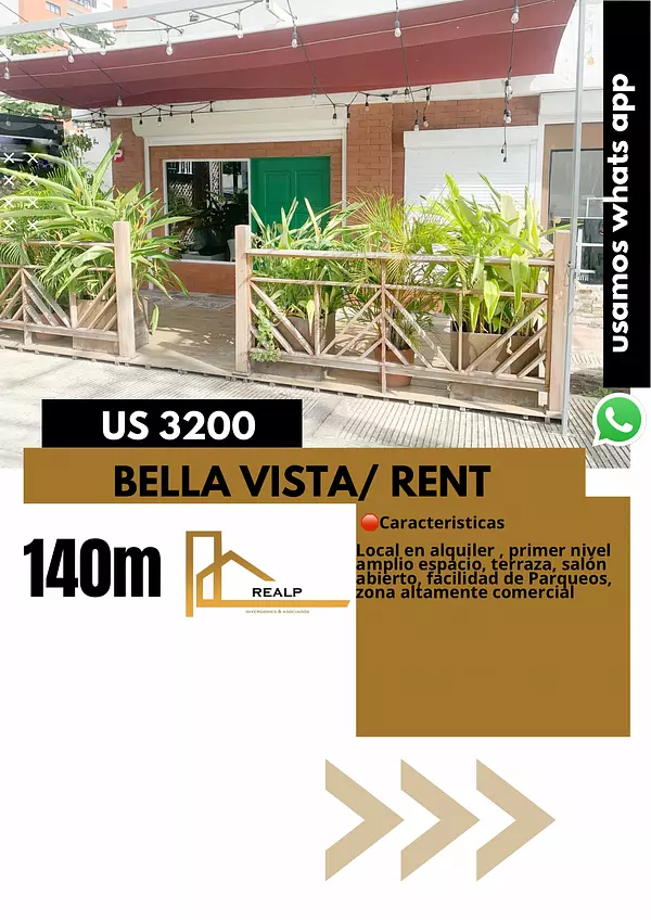 oficinas y locales comerciales - Local en primer nivel bella vista  1