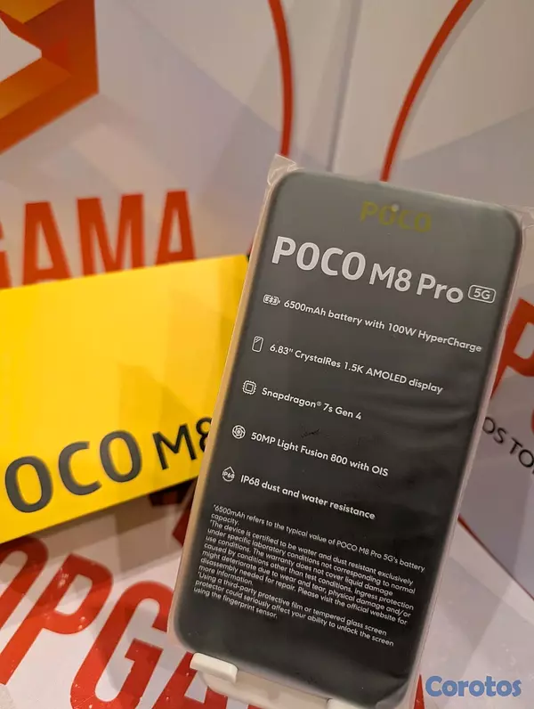 celulares y tabletas - POCO M8 Pro 5G, 8GB RAM 256GB ROM 7