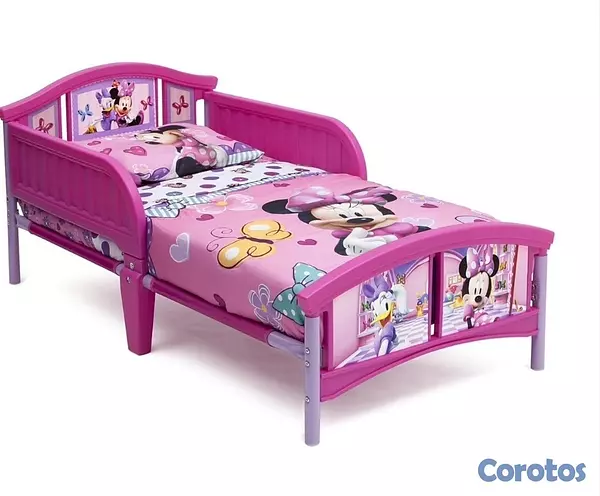 juguetes - CAMA TOODLER 29x54” PARA NIÑAS DE 1-6 años NUEVA EN SU CAJA INCLUYE COLCHÓN  4