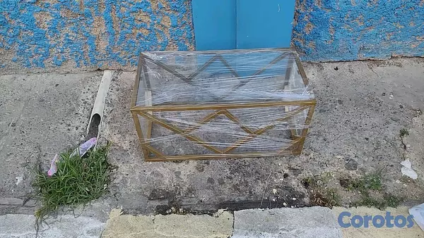 muebles y colchones - mesas de centro de muebles en hierros galvanizado  3