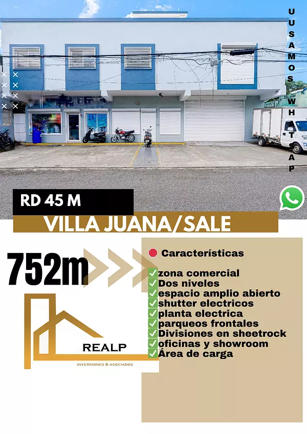 oficinas y locales comerciales - Venta de local comercial en Villa Juana 1