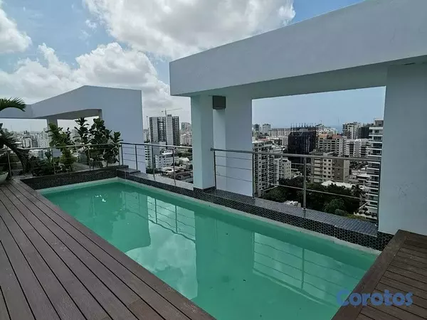 apartamentos - Apartamento Alquiler Piantini Amueblado UNA Habita 7