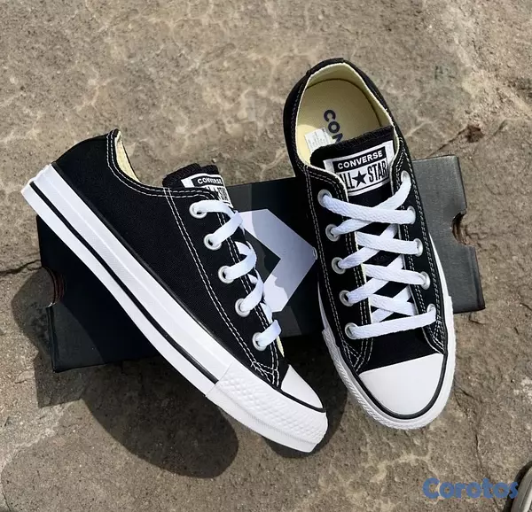 zapatos unisex - Tenis Converse All Star Original Originales Blanco Negro Teni Sneaker Sneakers💯 2