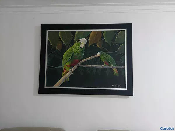 decoración y accesorios - Cuadro original pintura 48 x 37 3