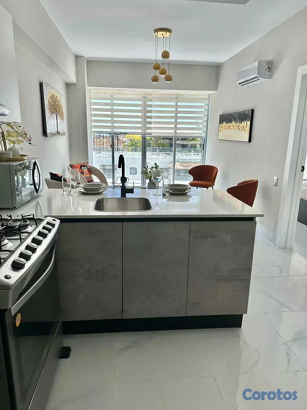 casas - Apartamento Alquiler Amueblado Piantini  2
