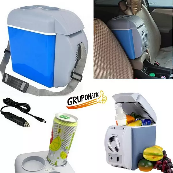 otros electronicos - NEVERA PARA CARRO PORTATIL VEHICULO REFRIGERADOR 7,5 LITROS 10