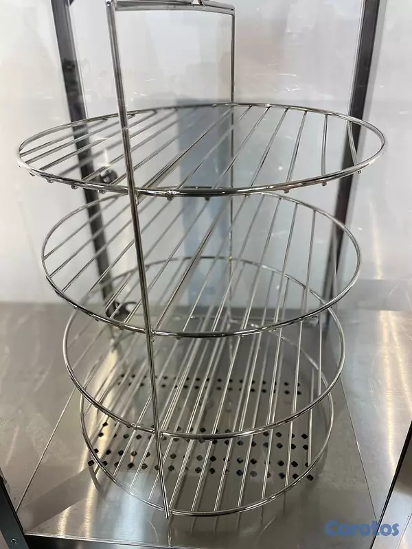equipos profesionales - Vitrina exhibidora para pizza vitrina giratoria caliente para alimentos 10