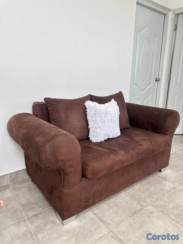 muebles y colchones - Sofá moderno de 2 plazas  3