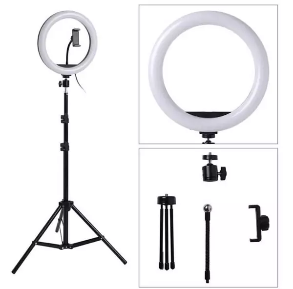 otros electronicos - Anillo Aro De Luz 10 Pulgadas Selfie Led + Tripode 2.5 Metros 3