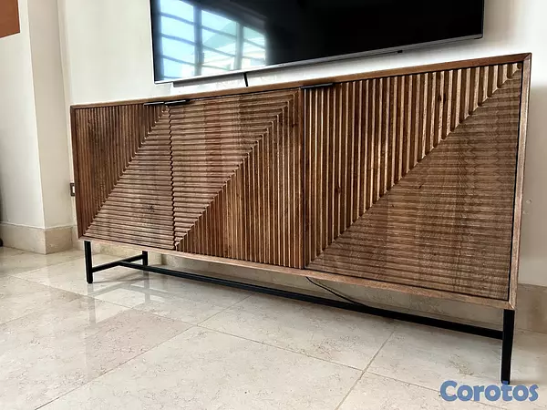 muebles y colchones - Credenza Madera Ilumel 2
