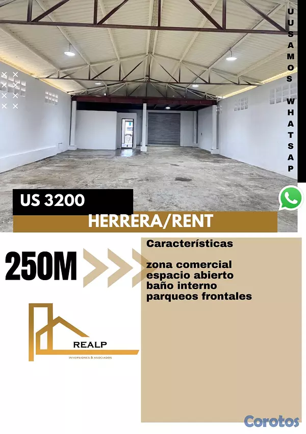 oficinas y locales comerciales - Alquiler nave en herrera  1