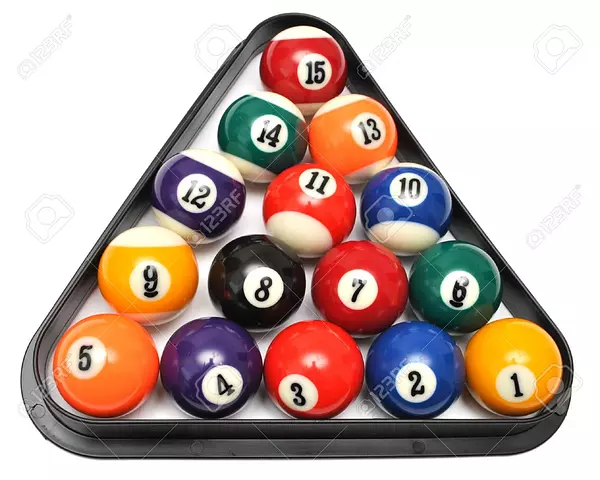 hobby y coleccion - TRIANGULO PARA BOLA DE BILLAR