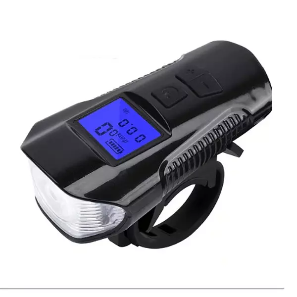bicicletas y accesorios - Velocímetro millero para bicicleta, recargable por USB, con pantalla, Linterna. 2
