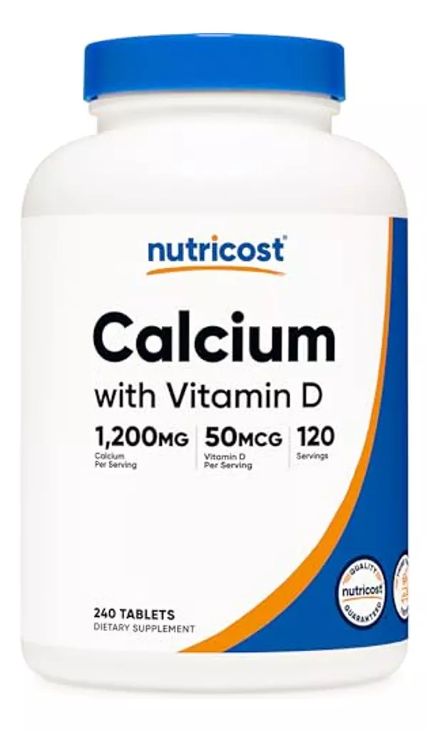 Salud y Equipamiento Médico - Calcio Con Vitamina D3, 240 Tabletas 2