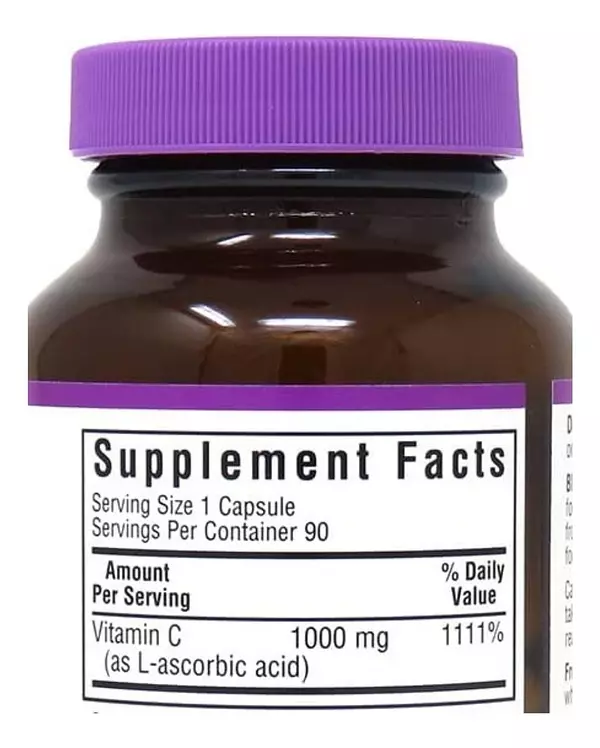 Salud y Equipamiento Médico - Vitamina C 1000mg Bluebonnet 2