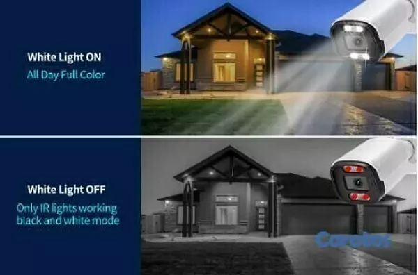 camaras y audio - kit de 8 camara de seguridad jnice color vu vision nocturna a color 3
