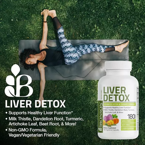 Salud y Equipamiento Médico - Bronson Liver Detox Advanced Detox & Cleansing Formula Apoya 3